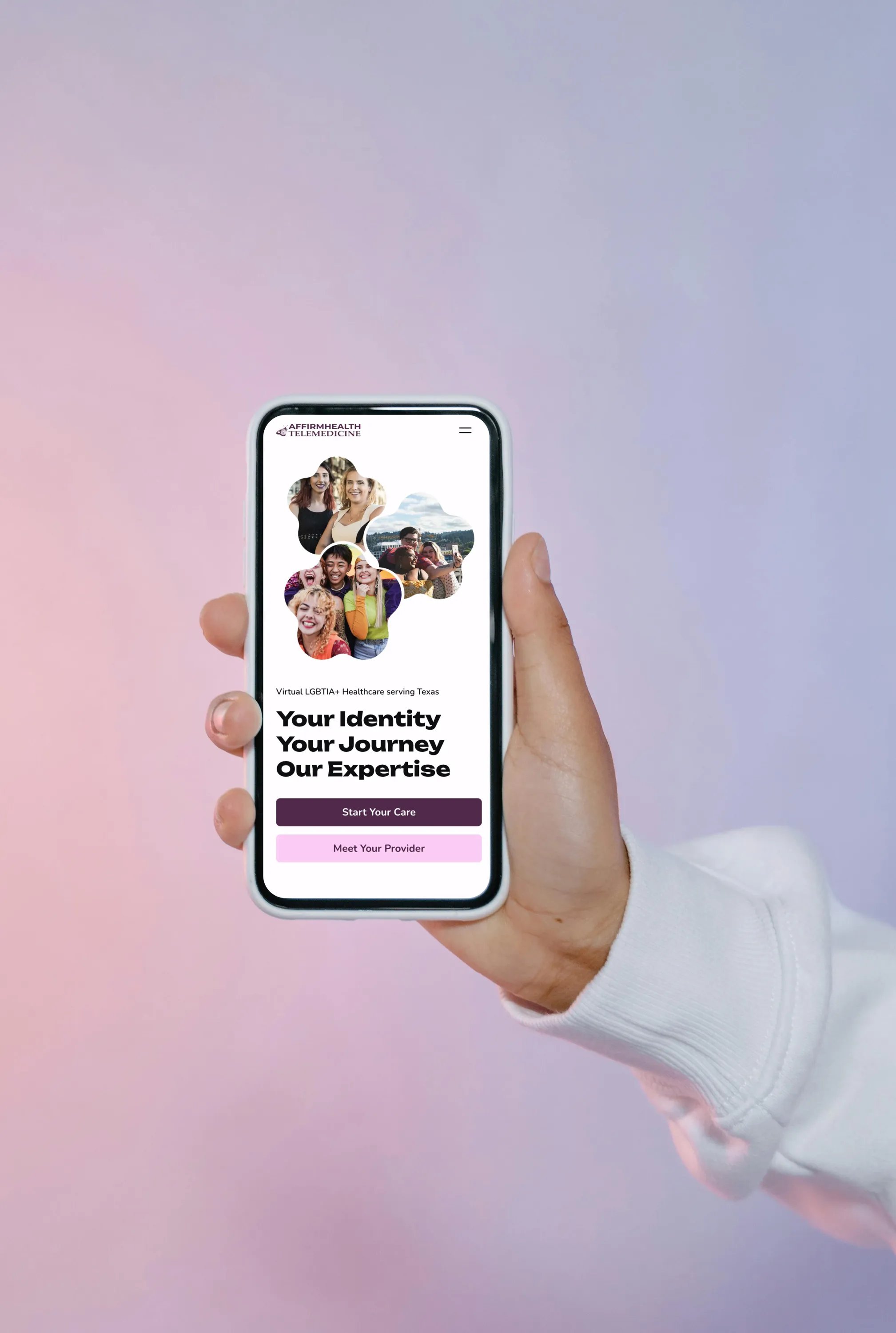 AffirmHealth mobile view